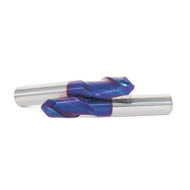 2 Flutes Ball Nose End Mill Hrc65 1/4" 6mm For Heated Die Steel