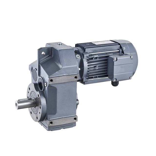 1000rpm F37 Parallel Shaft Helical Gearbox Bevel Reducer Motor