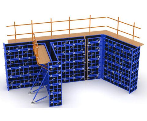 Steel Frame Wall Formwork