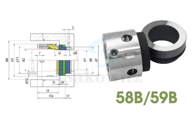 58B/59B Mechanical Seal