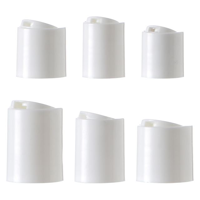 Cosmetic Bottles PP white Disc Top Caps 24/410 Cosmetic Bottles PP white Disc Top Caps RP-CADC01