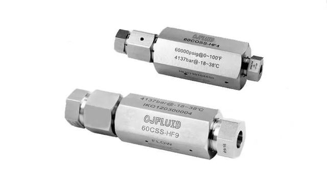 Medium and High Pressure O-Ring Sealed Check Valves