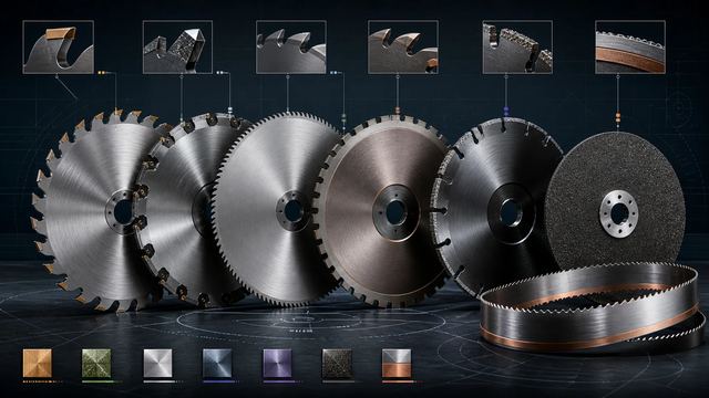 Saw Blade Material Types Explained: TCT, PCD, HSS, Cermet, CBN and More