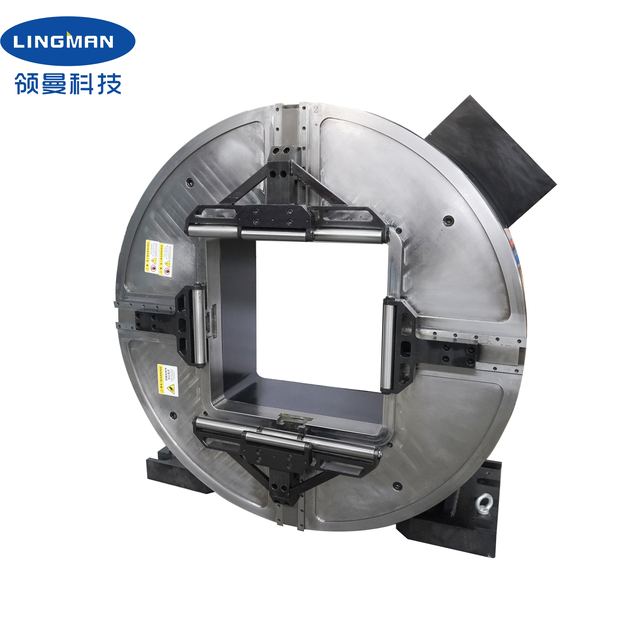 640mm Large Hollow Laser Rotary Front Chuck with 25KN Clamping Force for Pipe Cutting