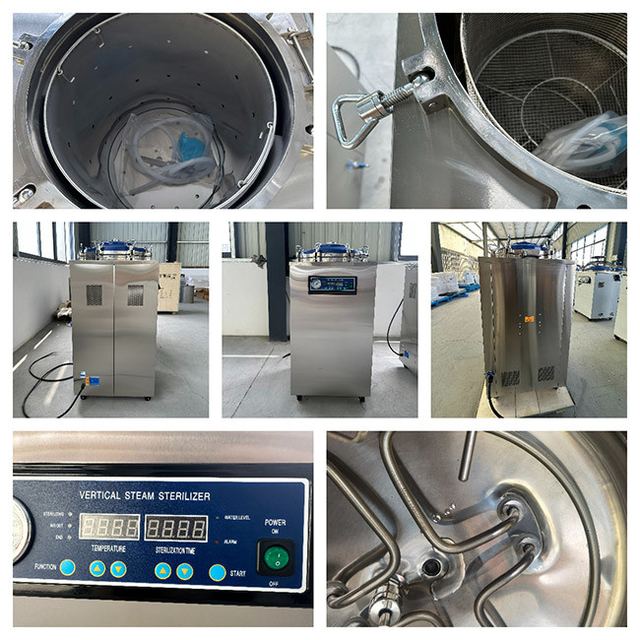 75L LED display Vertical Top Loading Autoclave Manual
