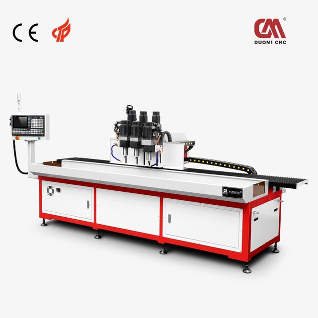 CNC Flange Drilling Machine for Furniture Door and Cabinet Bracket Tapping Chamfering