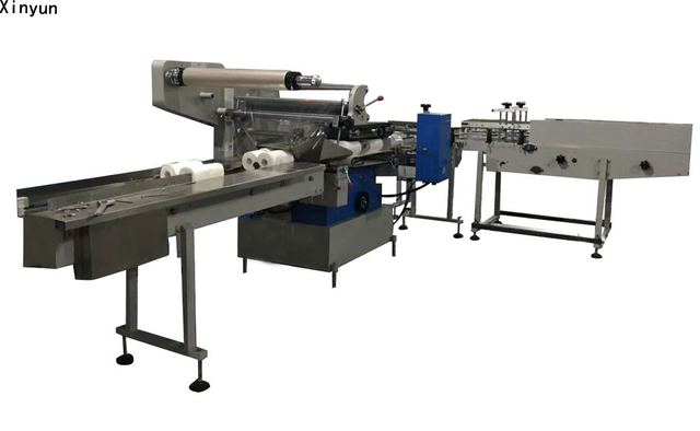 Automatic toilet paper three dimension packing machine