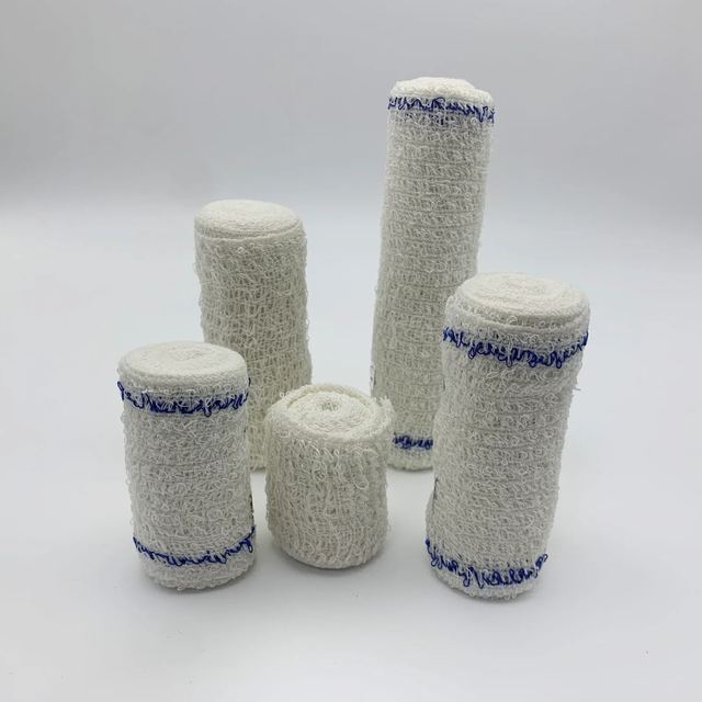 Crepe Spandex Bandage with Blue Line