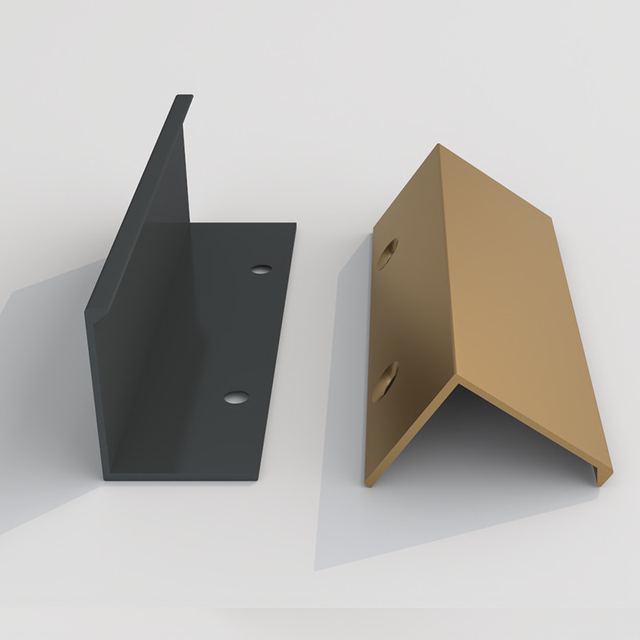 Durable hidden cabinet pulls Aluminum Furniture Handle