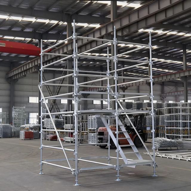 Industrial Steel Kwikstage Mobile Scaffold Tower