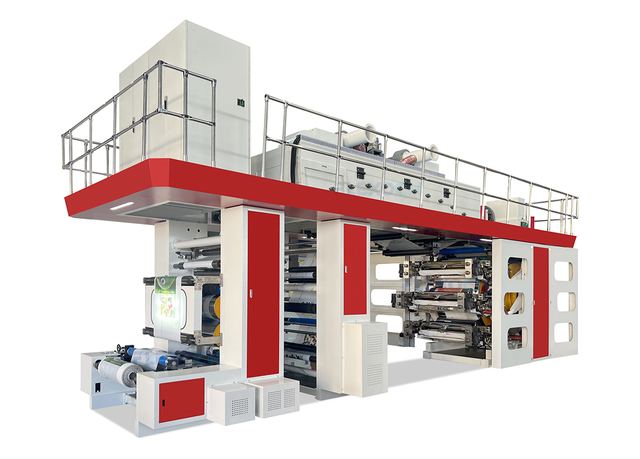 Supply ODM 8 Colours plastic films Central Impression Flexographic Printers Paper Flexo Printing