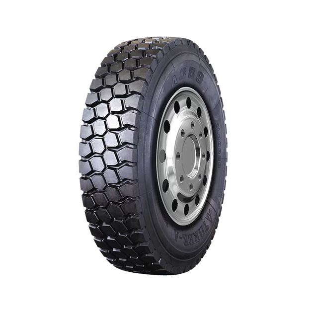 A389-Three-A is suitable for drive position on trucks at off-road service and mining truck tire