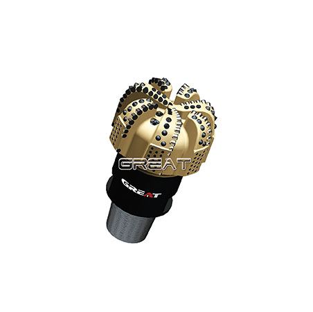7 blade PDC Drill Bit with Stinger cutters back row
