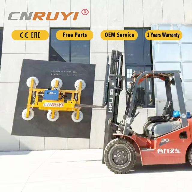 500kg/600kg 600kg Vacuum Glass Manipulator Forklift Attachment for Construction Building Glass Installation