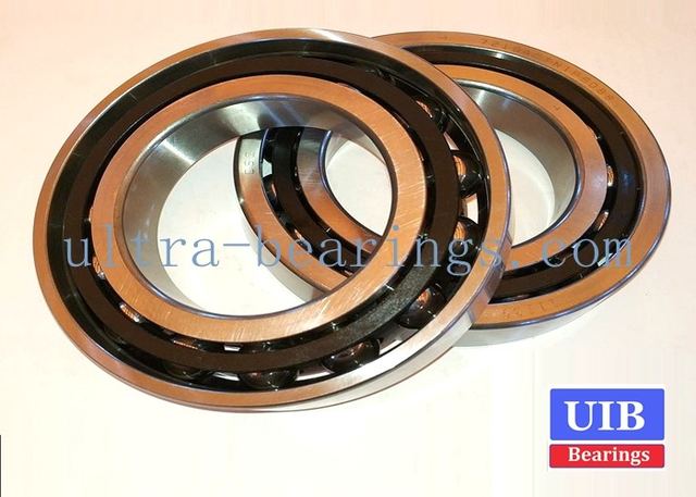 80*125*22mm 7216 AC Angular Contact Bearings GCR15 P4 Precision Red Brown