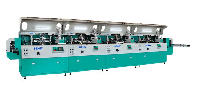 1-8 Color Fully Automatic Bottle Screen Printer For Round Containers Up To 100pcs/Min