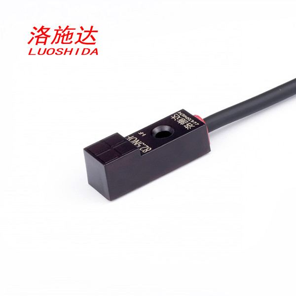 Small Rectangular Inductive Proximity Switch Sensor DC 3 Wire 8x8 For Metal Detector