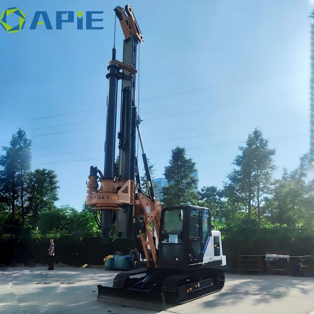 Electric Diesel Mini Rotary Rig Mini Piling Rig Basement Underpinning Indoor Limited Clearance