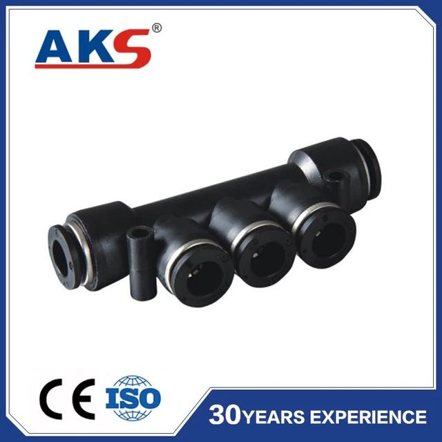 Union Triple Pneumatic Push In Fittings