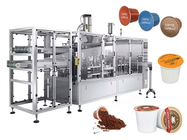 Food Grade Automatic Powder Cup Filling and Sealing Machine