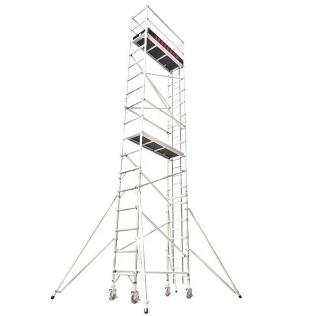 EN1004 Standard Aluminium Ladder Frame Scaffolding For Building Construction