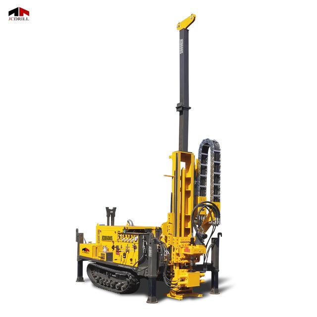 Crawler Mounted Mineral Geological Exploration Core Barrel Wireline Diamond Core Drilling Rig Mud Pump Rotary
