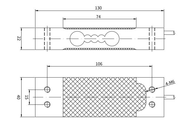 Industrial Weighing Load Cell 35kg To 50kg With Parallel Systems(WL-115)