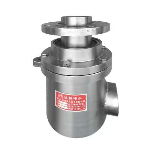 Hot oil rotary joint for drying equipment