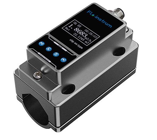 TM601 Clamp-on Ultrasonic Flow Meter with RS485 Communication IP54 Protection and OLED Display