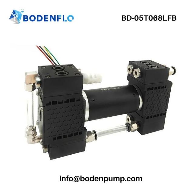 Quad-Head Diaphragm Pumps 12/24V 8L Miniature High Vacuum Pump BD-05T068LFB