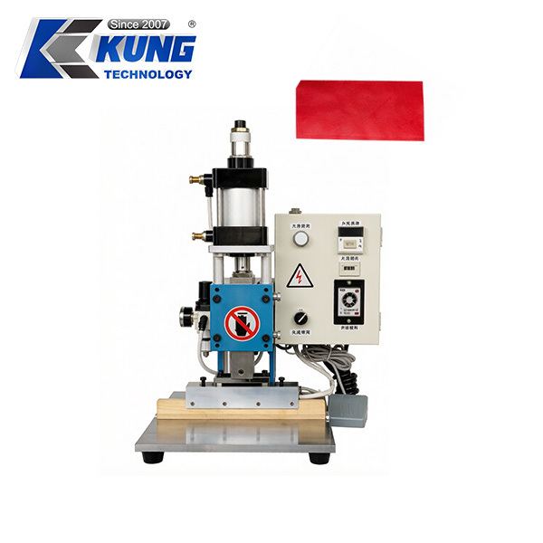 Pneumatic crimping machine for shoes