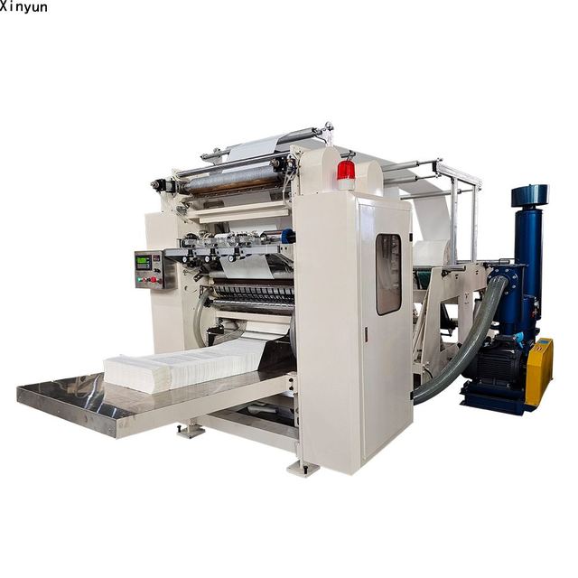 Low price V fold hand towel paper facial tissue machine