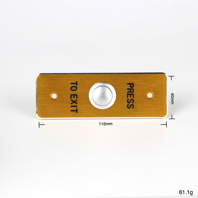 Aluminum Alloy Exit Push Button ES314NONC