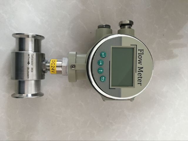Sanitary Magnetic Turbine Flow Meter for Food, Beer, Milk & Beverage