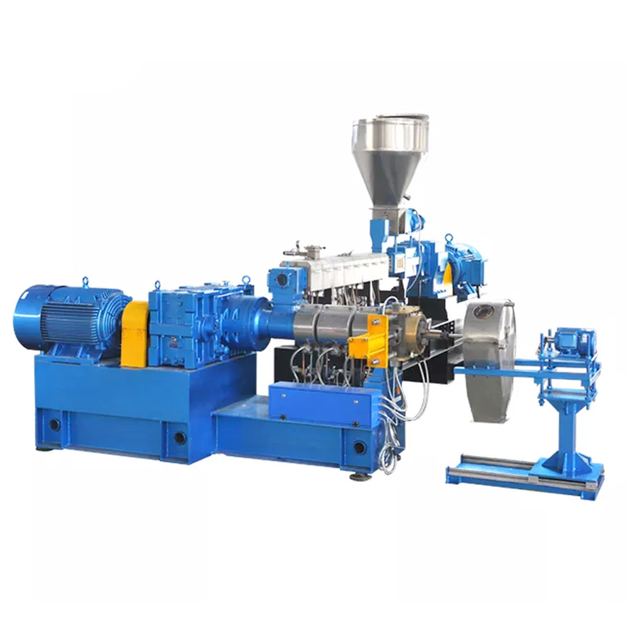 Plastic Raw Material Two Stage Extruder Pellet Granulator Making Machine