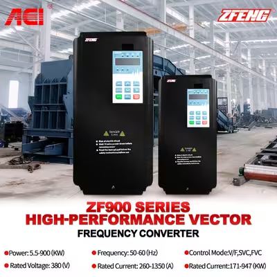 ZF210 Series Small Power Frequency Converter For Cosmetics Assembly Line
