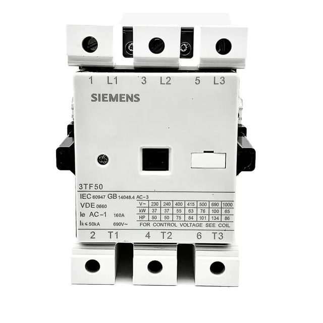 3TF50 Siemens AC Contactor 100% Original Brand New PLC Low Voltage Contactor 220V Coil, 160A