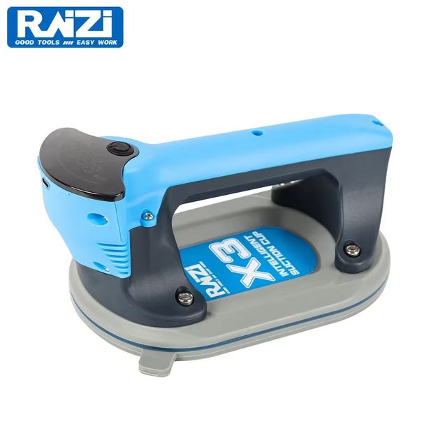 RAIZI X3 Intelligent Rechargable Digital Display Electric Vacuum Suction Cup 140KG Gripper for Granite Glass