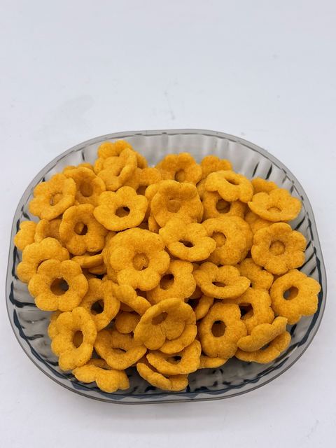 Crispy Flower-Shaped Snack