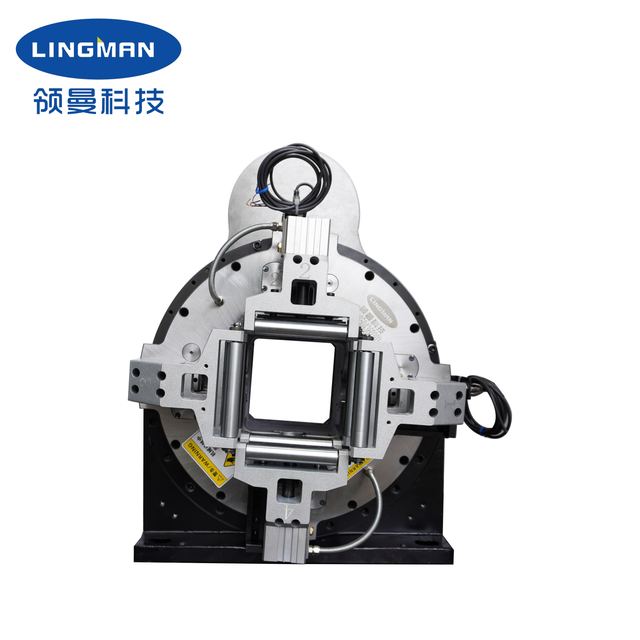 120 Full Stroke Hollow Four Jaw Pneumatic Chuck With Zero Tail