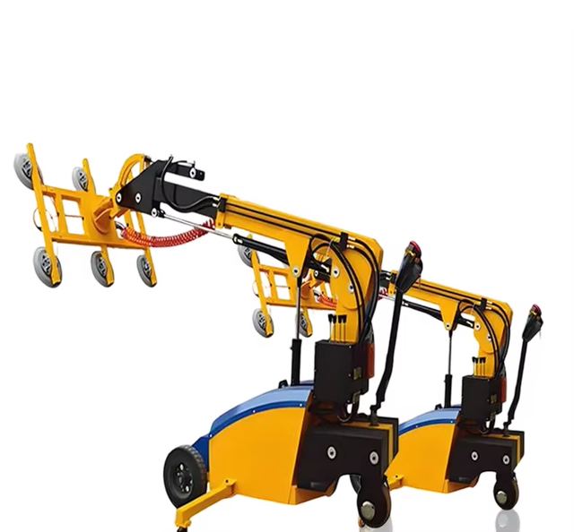 SUNTOP Full Electric Glass Lifter 800kg 360 Rotation 5m Lifting Height Vacuum Suction Robot with Remote