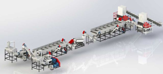 PP Woven Bag Washing Recycling System