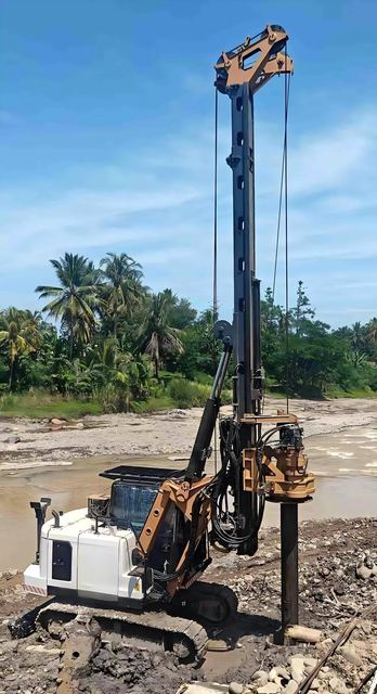 Urban Construction and Restricted Areas Mini Piling Rig oldable Short Mast Mini Rotary Rig