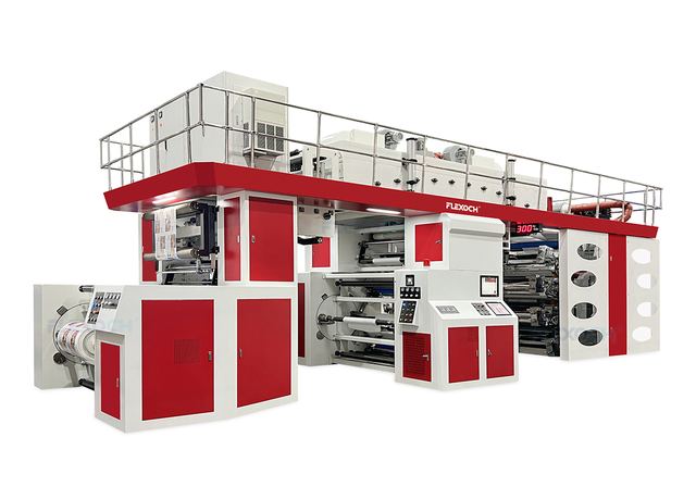 Supply ODM plastic Bag Ci Flexo Press Central Drum Flexographic Printer machine 4 6 8 colour