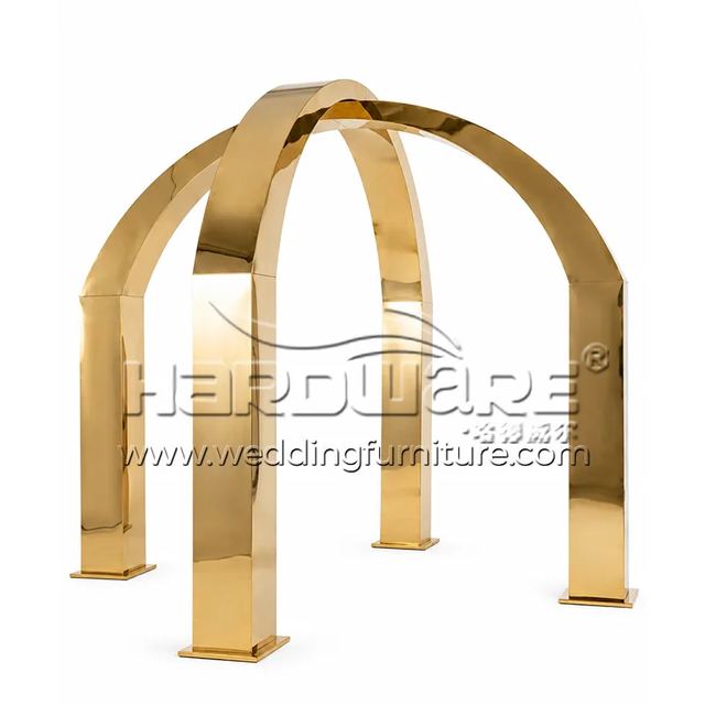 Moon Gate Ceremony Gazebo Stainless Steel Arch