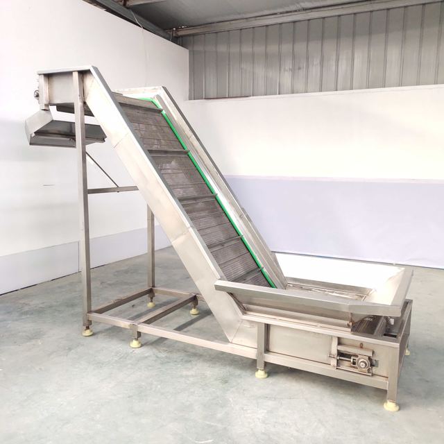 Metal Conveyor Belt Wire Mesh Machine for Lifting Vegetable Fruit Food Lifter