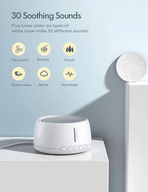 CS1 Household Portable Adult Baby White Noise Sleep Machine 30 Sound 36 Level White Noise Machine
