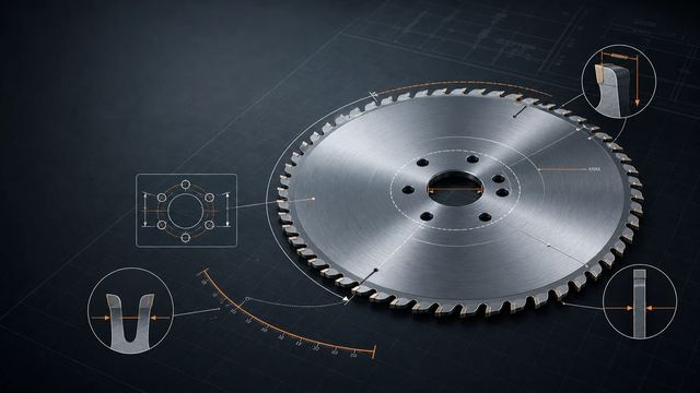 Saw Blade Size Guide: Diameter, Bore, Kerf, Plate Thickness and Tooth Count