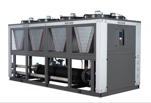 170HP Inverter Air-cooled Screw Type Water Chiller for Industrial Cooling