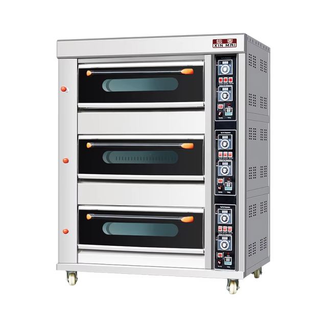 Factory Wholesaler’s Luxury Gas Oven 3 Deck 6 Trays